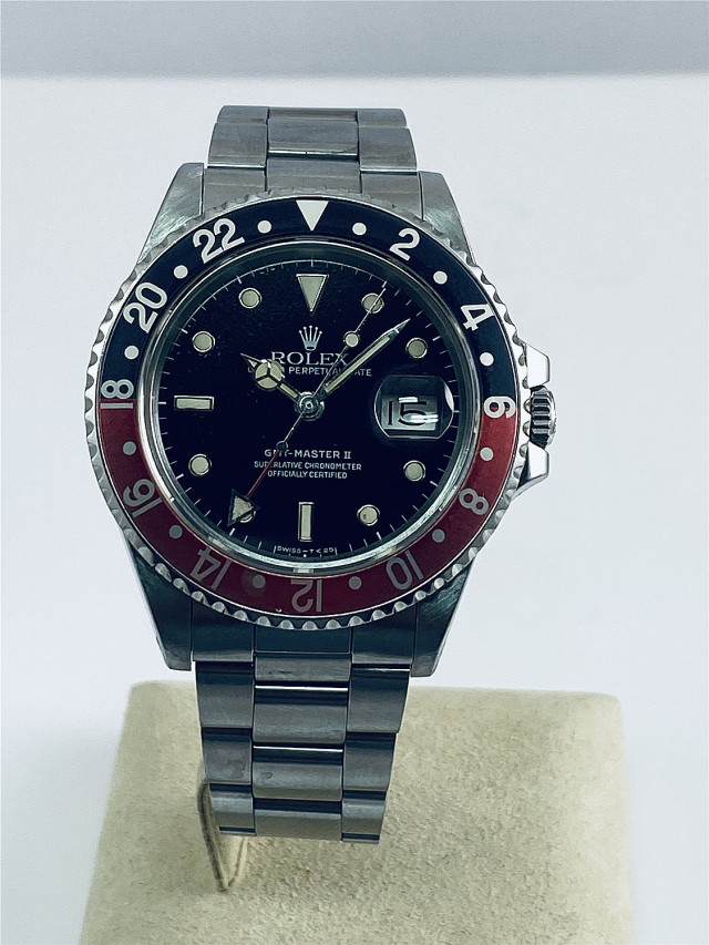 1986 Black Rolex GMT-Master II Ref. 16760 "Fat Lady"